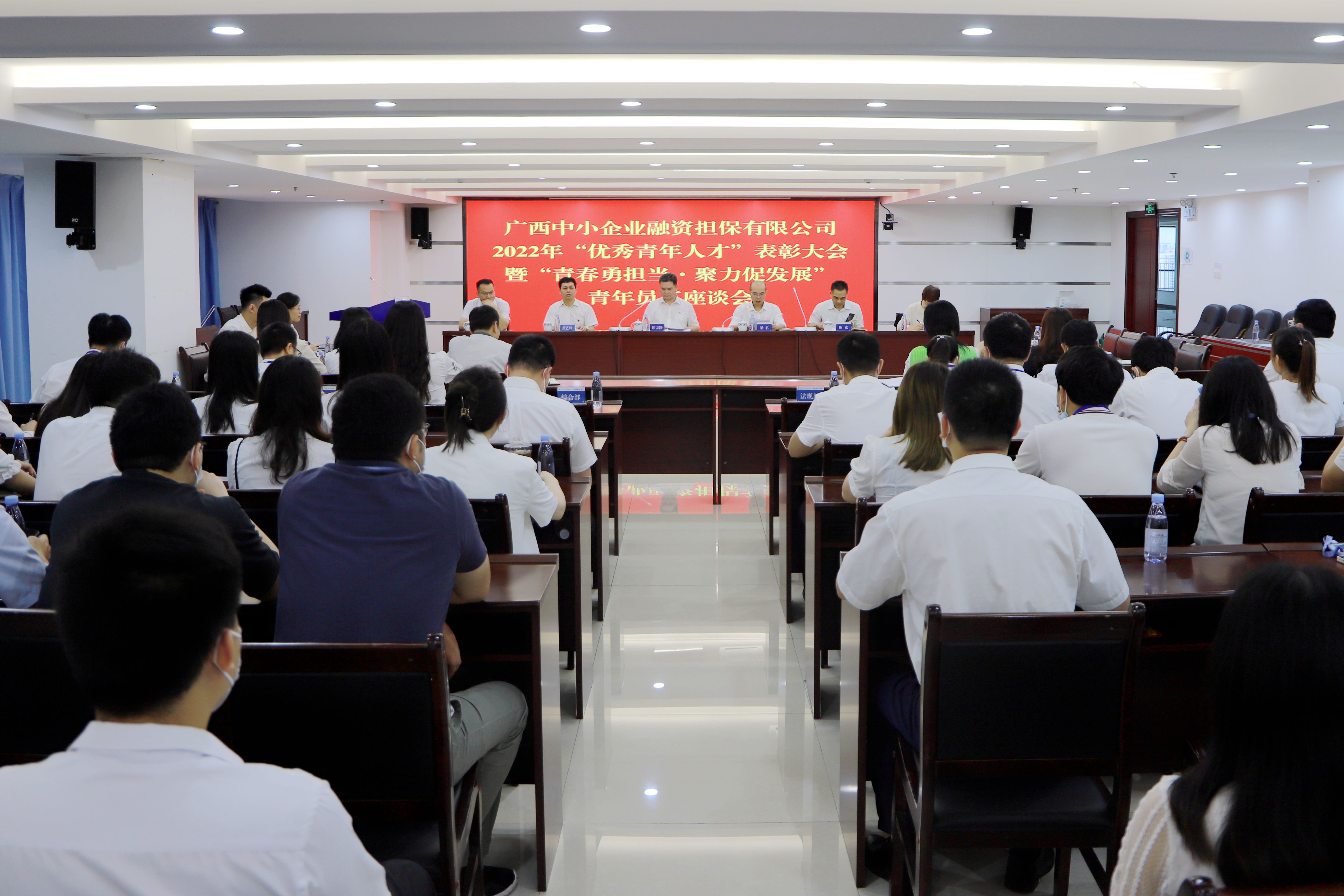 黨委書記講專題黨課，熱議建團百年有我！中小擔保召開“優(yōu)秀青年人才”表彰大會暨“青春勇?lián)?聚力促發(fā)展”青年員工座談會