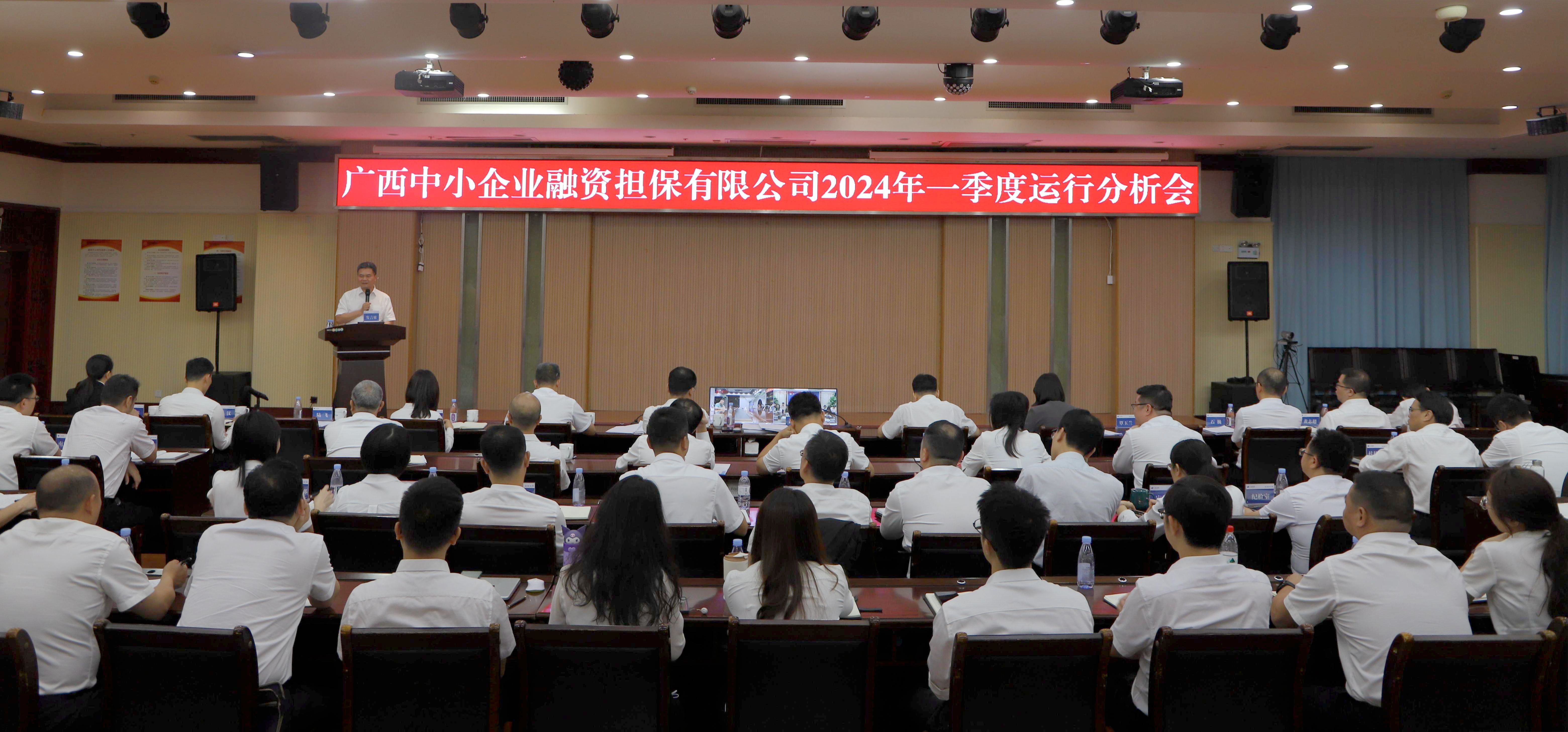 【落實落細落地，全力攻堅“雙過半”】中小擔(dān)保召開2024年一季度運行分析會